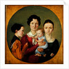 The Sisters Malvine, Hermine, Adelheid and Ida Speckter, 1825 by Erwin Speckter