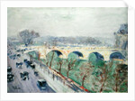 The Pont Royal in Paris, 1928 by Lesser Ury