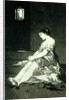 Because she was susceptible by Francisco Jose de Goya y Lucientes