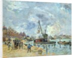 At the Quay de Bercy in Paris, 1874 by Jean Baptiste Armand Guillaumin