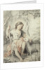 The Young John the Baptist with the Lamb in a Rocky Landscape by Bartolome Esteban Murillo