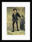 Jean Baptiste Faure in the Opera 'Hamlet' by Ambroise Thomas, 1877 by Edouard Manet