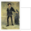 Jean Baptiste Faure in the Opera 'Hamlet' by Ambroise Thomas, 1877 by Edouard Manet