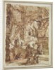Preparatory drawing for plate number VIII of the 'Carceri al'Invenzione' series by Giovanni Battista Piranesi