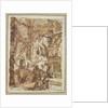 Preparatory drawing for plate number VIII of the 'Carceri al'Invenzione' series by Giovanni Battista Piranesi