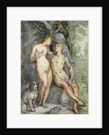 Adam and Eve by Hendrik Goltzius