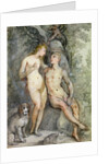 Adam and Eve by Hendrik Goltzius