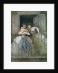 Girls on the Balcony by Constantin Guys
