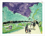 Entrance to a large garden in Dresden, 1905 by Ernst Ludwig Kirchner