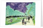 Entrance to a large garden in Dresden, 1905 by Ernst Ludwig Kirchner