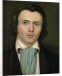 Portrait of a young man by Rudolph Friedrich Wasmann