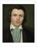 Portrait of a young man by Rudolph Friedrich Wasmann