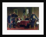 Discussion of a War Strategy in Versailles by Anton Alexander von Werner