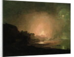 The Eruption of Mount Vesuvius by Joseph Wright of Derby