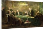 The Meeting of the Board of Directors, 1900 by Ferdinand Brutt