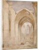 Ruins of St. Nicholas, 1842 by Johann Martin Gensler