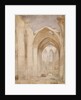 Ruins of St. Nicholas, 1842 by Johann Martin Gensler