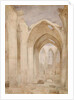 Ruins of St. Nicholas, 1842 by Johann Martin Gensler
