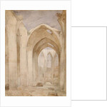 Ruins of St. Nicholas, 1842 by Johann Martin Gensler