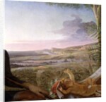 Christ child and landscape from 'Rest on the Flight into Egypt', 1805-06 by Philipp Otto Runge