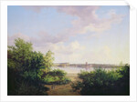 The Garden of Johannes Amsinck on the Binnenalster, 1837 by Marcus Johann Haeselich