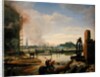 Hamburg after the Fire of 1842, 1842 by Johann Martin Gensler