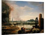 Hamburg after the Fire of 1842, 1842 by Johann Martin Gensler