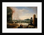 Hamburg after the Fire of 1842, 1842 by Johann Martin Gensler