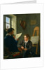 Hermann Kauffmann and Georg Haeselich in Kauffmanns Munich Studio, 1830 by Hermann Kauffmann