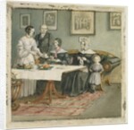 Professor Johannes Classen and Family, 1840 by Carl Julius Milde