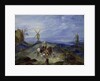 Landscape with Two Windmills, 1612 by Jan the Elder Brueghel
