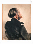 Richard, the Brother of the Artist, 1860 by Adolph Friedrich Erdmann von Menzel