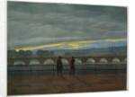 August Bridge in Dresden by Caspar David Friedrich
