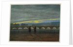 August Bridge in Dresden by Caspar David Friedrich