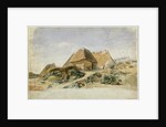 Fishermen's Cabins at the Hopesberg Beach, 1834 by Jacob Gensler