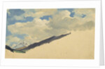 Study of Clouds with Mountain Tops, 1830 by Jacob Gensler