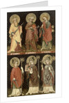 Six Saints by Master of the Holy Barefoot Altarpiece