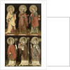 Six Saints by Master of the Holy Barefoot Altarpiece