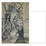 Four Grave Robbers awaken a Ghost by Joseph Werner