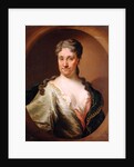 Portrait of Barbara Lutken, 1718 by Anton Paulsen