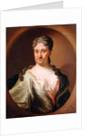 Portrait of Barbara Lutken, 1718 by Anton Paulsen