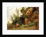 Landscape Study at Baths of Caracalla by Anselm Feuerbach