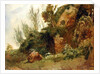 Landscape Study at Baths of Caracalla by Anselm Feuerbach