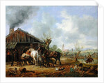 The Village Blacksmith, 1826 by Heinrich Burkel