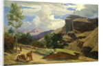 Italian Landscape by Johann Wilhelm Schirmer