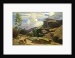Italian Landscape by Johann Wilhelm Schirmer
