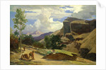 Italian Landscape by Johann Wilhelm Schirmer
