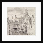 View of the Courtyard of the House of the Archers of the St. Sebastian Guild on the Singel in Amsterdam by Jacob Isaaksz. or Isaacksz. van Ruisdael