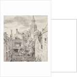 View of the Courtyard of the House of the Archers of the St. Sebastian Guild on the Singel in Amsterdam by Jacob Isaaksz. or Isaacksz. van Ruisdael