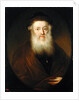 Portrait of a Rabbi, c.1709 by Andreas Scheits